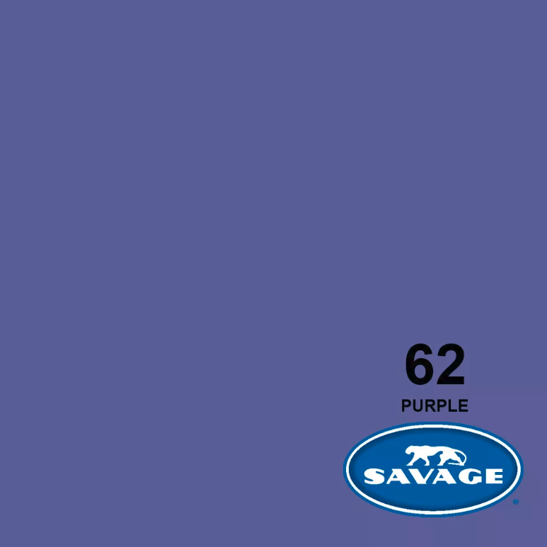 Savage Purple 62 2.75x11m papirna pozadina, Made in USA - 2